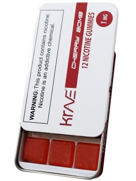 Krave-Nic 12pc / 1mg Nicotine Gummies Cherry Flavor